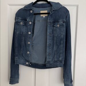 AG Adriano Goldschmied Dark Blue Jean Jacket